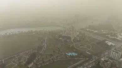 Libya kaynaklı toz fırtınası Adana’yı etkisi altına aldı