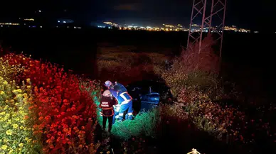 Hatay’da kontrolden çıkan otomobil tarlaya uçtu! Sürücü yaralandı