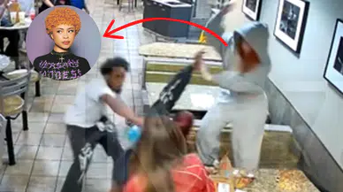 Ünlü rapçi Ice Spice Los Angeles'ta saldırıya uğradı : Hayranıyla tekme tokat kavga etti