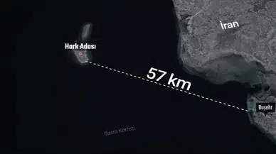ABD ve İsrail , Hark Adası'na saldırdı