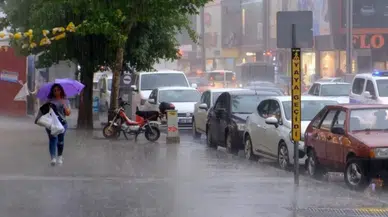 Meteoroloji uyardı : Gök gürültülü ve sağanak yağış bekleniyor