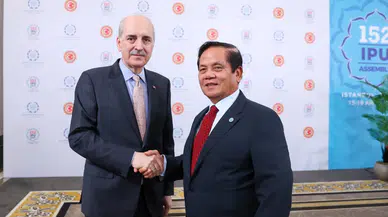 Başkan Kurtulmuş, Kamboçya Senatosu Birinci Başkan Yardımcısı Borith ile görüştü