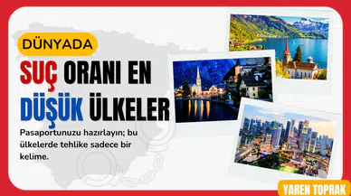 Suç oranı en düşük 10 ülke !