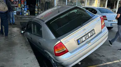 Adıyaman'da kaza : Otomobil bakım kanalına düştü