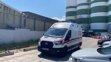 Kocaeli'de iş kazası : Bir işçi 12. kattan düşerek ağır yaralandı