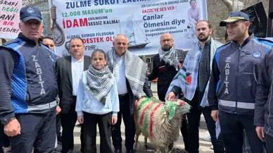 13 yaşındaki çocuktan Gazze’ye 100 bin liralık yardım ! Kuzusunu satıp parayı Filistin’e gönderdi