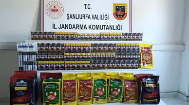 Şanlıurfa'da kaçak çay ve sigara operasyonu : 24 kişiye işlem yapıldı