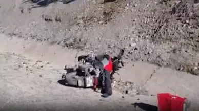 Bolu'da motosiklet grubunda peş peşe kazalar : 1'i ağır 2 kişi yaralandı