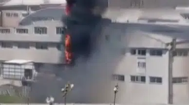 Esenyurt'ta tekstil fabrikasında yangın çıktı