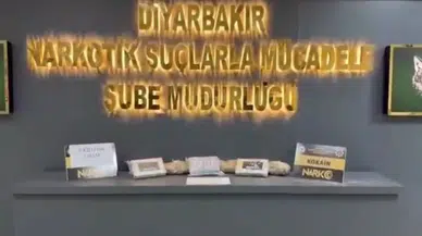 Diyarbakır'da uyuşturucu operasyonu : 6 kilo kokain ele geçirildi