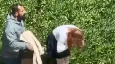 Maltepe’de sokak ortasında kadına şiddet