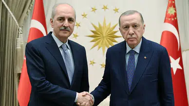 Cumhurbaşkanı Erdoğan, TBMM Başkanı Kurtulmuş ile görüştü