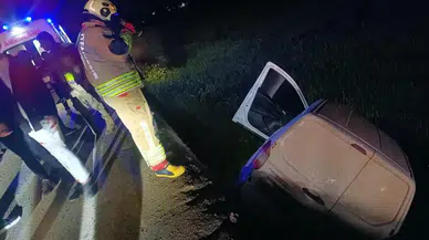 Hatay Kırıkhan'da kaza : Otomobil sürücüsü yaralandı