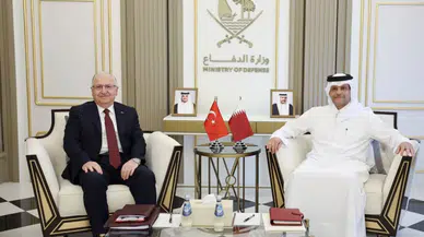 Bakan Güler, Katarlı mevkidaşı Al Sani ile bir araya geldi