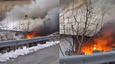 Bursa'da bağ evinde yangın : Maddi hasar meydana geldi