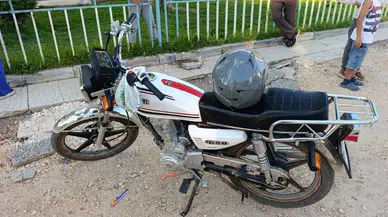 Adıyaman'da motosiklet ve bisiklet çarpıştı : 2 kişi yaralandı