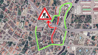 Kocaeli'de Koca Yusuf Caddesi trafiğe kapatıldı