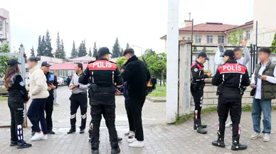 Kahramanmaraş'ta okul önlerinde sıkı denetim gerçekleştirildi
