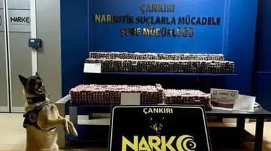 Çankırı'da piyasa değeri 9 milyon lira olan 85 bin uyuşturucu hap ele geçirildi