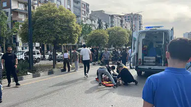 Manisa'da iki motosiklet çarpıştı : 2 kişi yaralandı