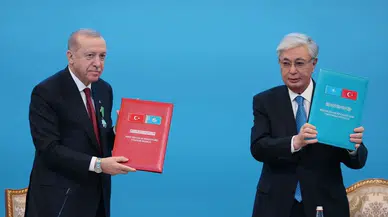 Türkiye ile Kazakistan arasında 13 anlaşma imzalandı