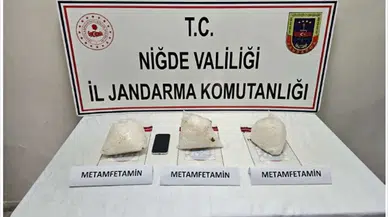 Niğde'de uyuşturucu operasyonu : 3 kilo 150 gram sentetik uyuşturucu ele geçirildi