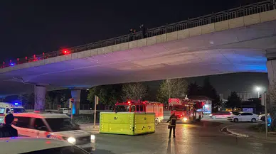 Kayseri'de intihar etmek isteyen şahıs köprüye çıktı