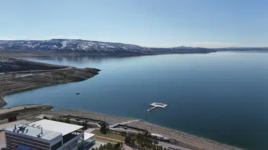 Yamula Barajı’nda su seviyesi 4 kat arttı : Eski köyler yeniden sular altında