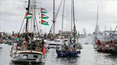 Küresel Sumud Filosu'nda alıkonulan Türkler, bugün İstanbul'da olacak