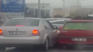 Çorum'da düğün konvoyunda tehlikeli anlar !