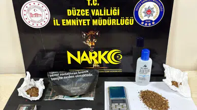 Düzce'de uyuşturucu operasyonu : 3 kişi tutuklandı