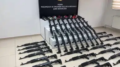 Konya'da silah operasyonu : 11 gözaltı