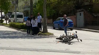 Kastamonu Taşköprü'de motosiklet kazası : 1 yaralı