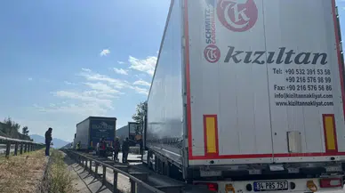 Bilecik'te iki tır çarpıştı, bir kişi yaralandı