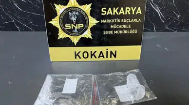 Sakarya'da bir şahıs uyuşturucuyla yakalandı, tutuklandı