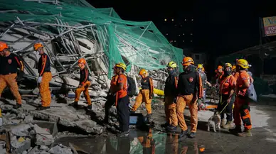 Filipinler'de inşaat halindeki bina çöktü