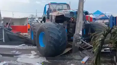 Kolombiya'da 'canavar kamyon' kontrolden çıktı : 3 ölü, 40 yaralı