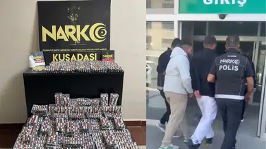 Aydın Kuşadası'nda narkotik operasyonu : 4 tutuklu