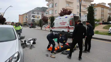 Nevşehir'de akılalmaz kaza : Park halindeki aracı görmedi , çarpıp yola savruldu
