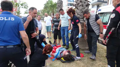 Antalya'da kaza : Yaralı gencin annesi sinir krizi geçirdi