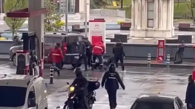 Başakşehir'de akaryakıt istasyonunda kavga