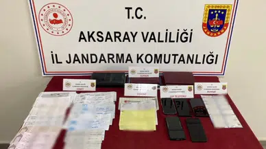 Aksaray’da tefeci operasyonu : Milyonluk senetler ele geçirildi, 3 şüpheli tutuklandı