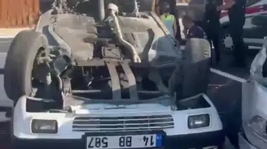 Düzce'de otomobiller çarpıştı : Yaralılar var