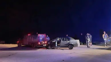 Tokat Zile'de otomobiller çarpıştı : 5 yaralı