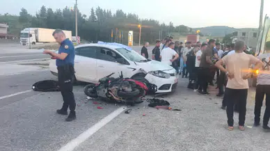 Siirt'te otomobil ve motosiklet çarpıştı : 2 kişi yaralandı