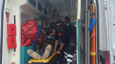 Konya'da otomobil ile motosiklet çarpıştı : Bir kişi yaralandı