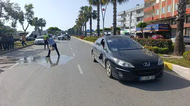 Manavgat’ta otomobilin çarptığı yaya ağır yaralandı