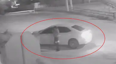 Hatay Reyhanlı'da kontrolden çıkan araç bahçe duvarına daldı : O anlar kamerada