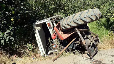 Manisa Soma'da feci kaza : Tarlasını sürerken traktörün altında kalan yaşlı adam öldü