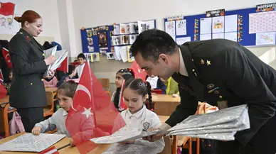 Gebze'de 'İlk Mektubum Mehmetçiğe' heyecanı : Öğrencilere askerlerden yanıt geldi